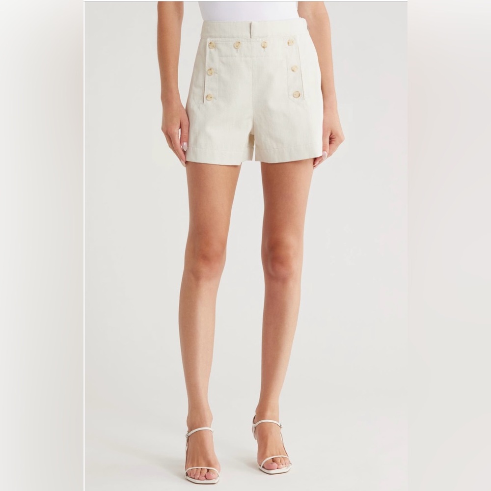 A.L.C. Lucas cotton & linen shorts